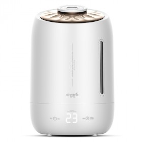 DEERMA Air Humidifier Ultrasonic Aromatherapy Oil Diffuser Large Capacity 5L Touch Screen -DEM-F600 - White