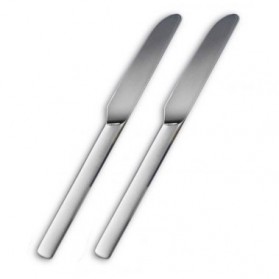 Sendok & Garpu - Xiaomi Mijia Zwilling Pisau Makan Knives Stainless Steel 2 PCS - MJSLRCD01XH - Silver