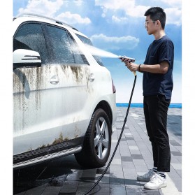 Keran Air - Baseus Semprotan Air Cuci Mobil High Pressure Car Washing Water Gun Sprayer with 15M Hose - CRXC01-B01 - Black