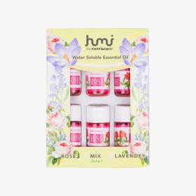 Taffware HUMI Essential Oils Minyak Aromatherapy Diffusers 3ml Rose 6 PCS - 26461