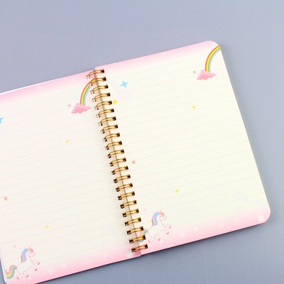 Buku Catatan Harian Unicorn Notebook Multi Color