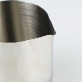 One Two Cups Gelas Milk Jug Kopi Espresso Latte Art Stainless Steel 350 ml - J068 - Silver - 3