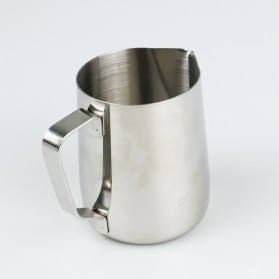 One Two Cups Gelas Milk Jug Kopi Espresso Latte Art Stainless Steel 350 ml - J068 - Silver - 5