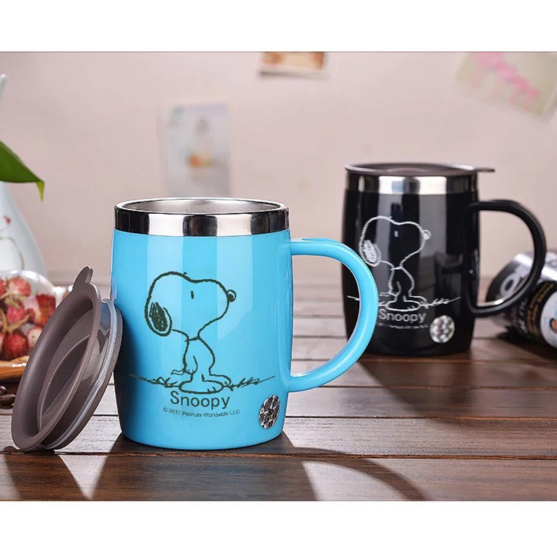  Gelas  Mug  Insulated Stainless Steel Model Cat 420ml 