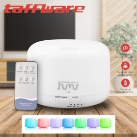 Taffware Humidifier Aromatherapy Oil Diffuser + 7 LED + Remote Control - HUMI H24 - White