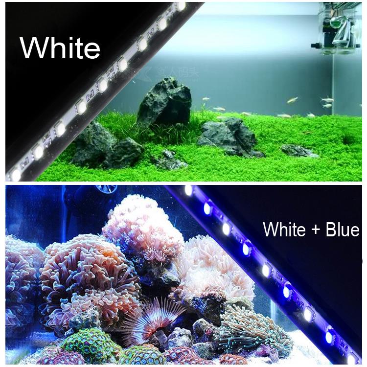  Lampu  LED  Strip Aquarium  28cm White Light White 