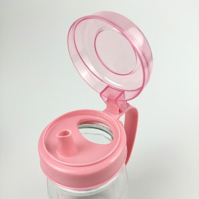 Glassware Teko Minyak Serbaguna Cooking Oil Pot Upplies Series 600 ml - CW185 - Pink - 2