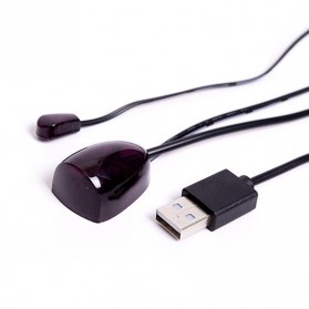 USB IR Extender Repeater Remote Control 5V - Black - 1