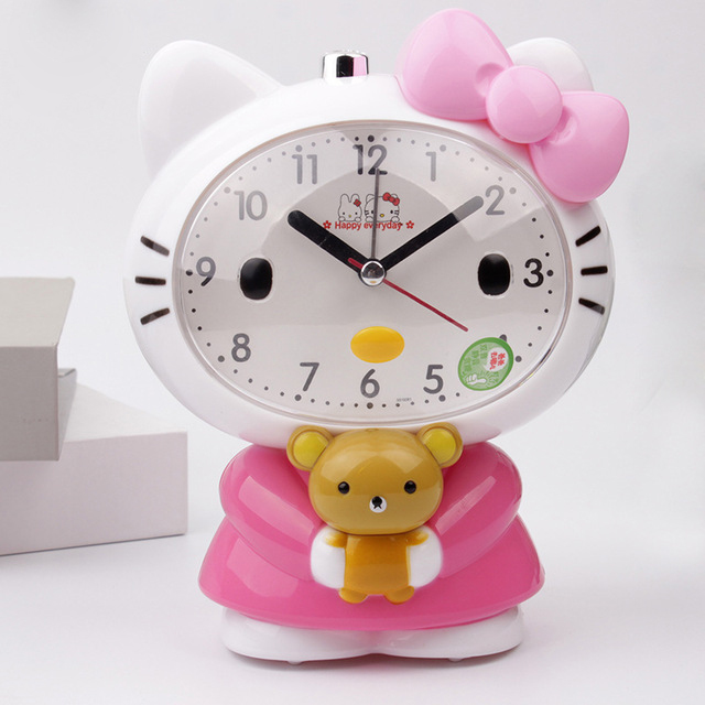 Jam Meja  Analog Model Hello  Kitty  Pink  JakartaNotebook com