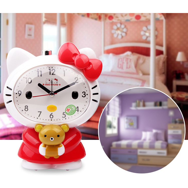 Jam Meja  Analog Model Hello  Kitty  Pink JakartaNotebook com