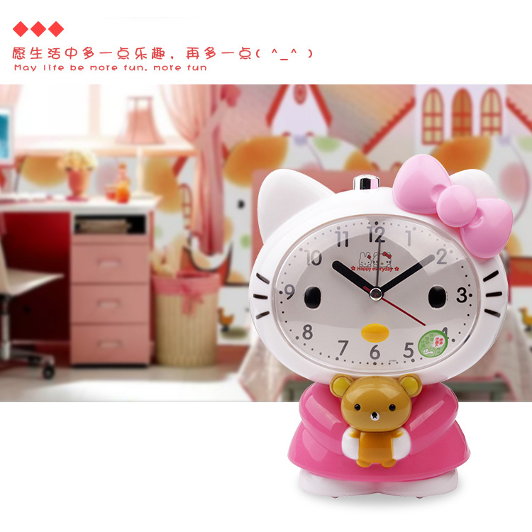 Jam Meja  Analog Model Hello  Kitty  Pink JakartaNotebook com