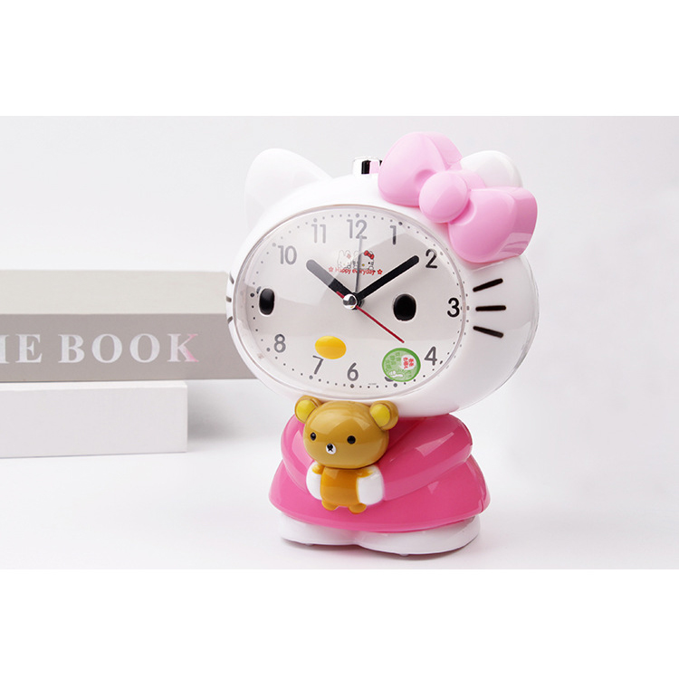Jam Meja  Analog Model Hello  Kitty  Pink JakartaNotebook com