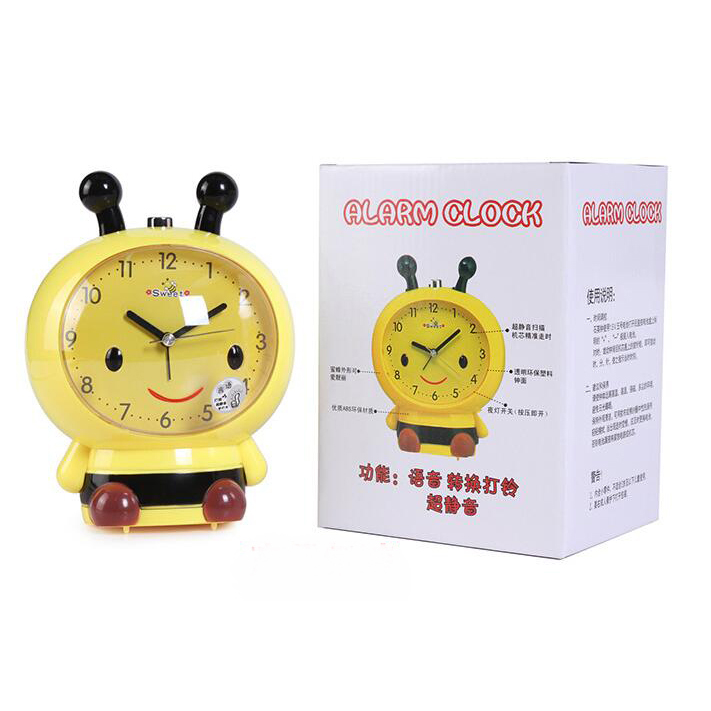 Jam Meja Analog Model Bee Lebah Yellow JakartaNotebook com Jam Meja Analog Model Bee Lebah Yellow JakartaNotebook com