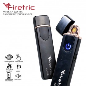 Firetric Korek Api Elektrik Fingerprint Touch Sensor - JL706 - Black