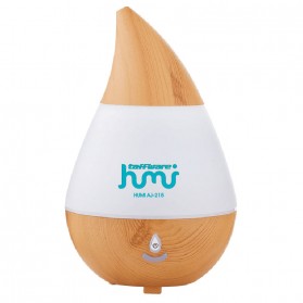 Taffware Air Humidifier Aromatherapy Oil Diffuser Wood Design 235ml - HUMI AJ-215 - Brown - 1