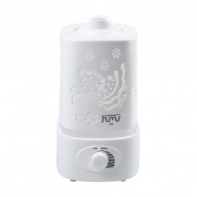 Taffware Air Humidifier Aromatherapy Oil Diffuser 7 Color Light 1500ml - HUMI H6 - White