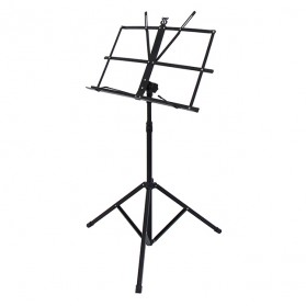 Ammoon Tripod Stand Partitur Sheet Musik - P-01 - Black