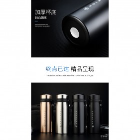 King Fashion W Botol Minum Thermos Vacuum Stainless Steel 900ml - 8722-D - Black - 8