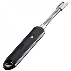 Taffware e-Spark Korek Pemantik Elektrik Pulse Ignition Gun Plasma Lighter - JJ-903 - Black