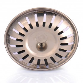 Saringan Penutup Lubang Bak Cuci Piring Sink Filter 7.8 x 3.1 cm - M128463 - Silver - 3