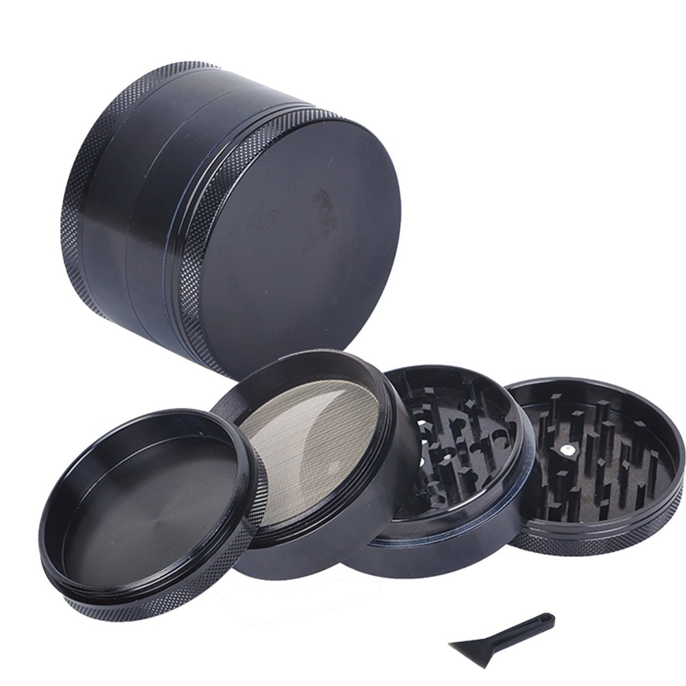 ... Grinder Penggiling Tembakau Rokok 4 Layer - LST-23 - Black - 1 ...