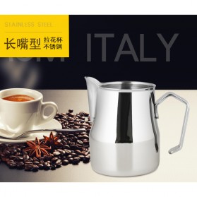 TTLIFE Gelas Milk Jug Kopi Espresso Latte Art Stainless Steel 550ml - AA0048 - Silver
