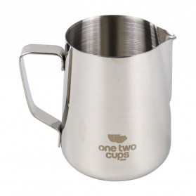 One Two Cups Gelas Milk Jug Kopi Espresso Latte Art Stainless Steel 900 ml - J068 - Silver - 2