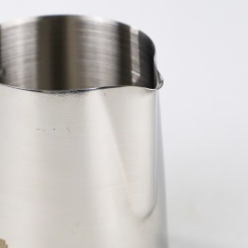 One Two Cups Gelas Milk Jug Kopi Espresso Latte Art Stainless Steel 900 ml - J068 - Silver - 4