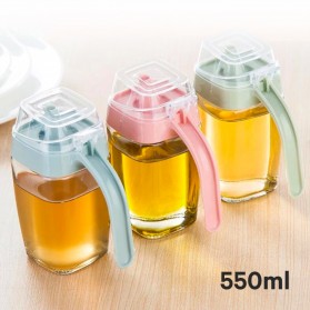 Toples & Tempat Bumbu Dapur - BOLIYOUHU Botol Minyak Serbaguna Seasoning Glass Jar 550ml - ZL1209 - Mix Color