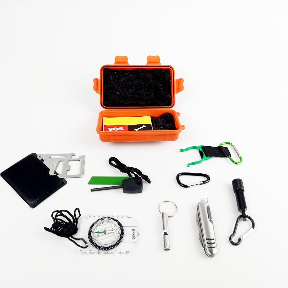 Gambar produk FervorFOX Emergency Survival Kit Multifunctional First Aid SOS Tools - J020