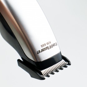 Taffware Alat Cukur Elektrik Hair Trimmer Shaver - KM-666 - Black - 5
