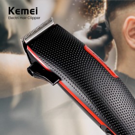 Kemei Alat Cukur Elektrik Hair Trimmer Shaver - KM-4801 - Red