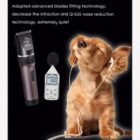 BaoRun Pro Alat Cukur Elektrik Bulu Binatang Pet Dog Clipper - P6 - Red - 6