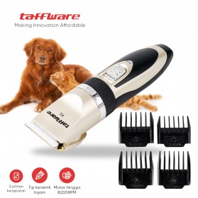 Taffware Alat Cukur Elektrik Bulu Binatang Pet Dog Clipper - P2 - Golden
