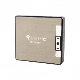 Firetric Focus Kotak Rokok 19 Slot dengan Korek Elektrik Pyrotechnic - JD-YH050 - Black