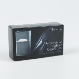 Firetric Kotak Rokok 20 Slot dengan Korek Elektrik Pyrotechnic - YJ110 - Black - 10