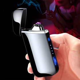 Firetric Korek Api Elektrik Plasma Pulse Arc Lighter LED USB Rechargeable - JL319 - Metallic Black - 7