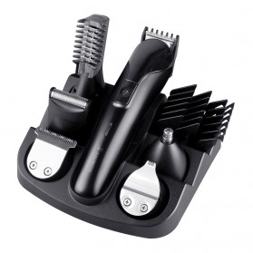 Shinon Alat Cukur Elektrik 6 in 1 Hair Trimmer Shaver - SH-1711 - Black - 1