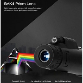 Lensa Tele Zoom HD 40X60 untuk Smartphone - KL1040 - Black - 2