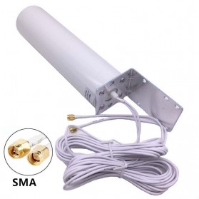 JX Antena Eksternal 3G 4G LTE 28dBi Konektor SMA - JX4 - White