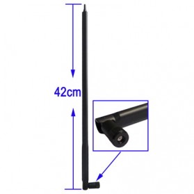 Antenna for Router Network 2.4GHz 22dbi RP-SMA - Black - 1