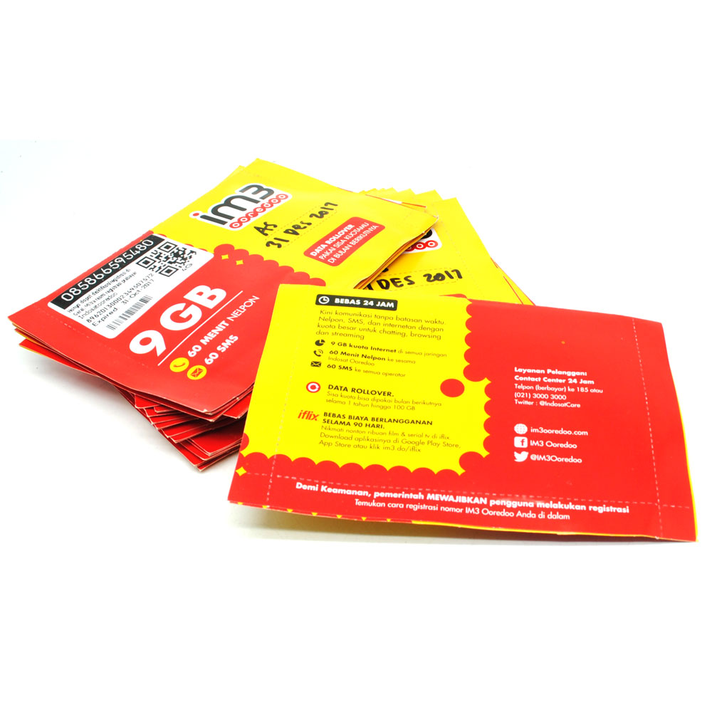 Indosat IM3 Ooredoo 23GB (9GB & 14GB) 2 Bulan (SUDAH AKTIF