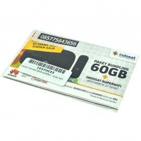 Indosat 4G Internetan 60GB (5GB/Bln) Selama 12 Bulan + SuperWIFI (SUDAH AKTIF) - 2