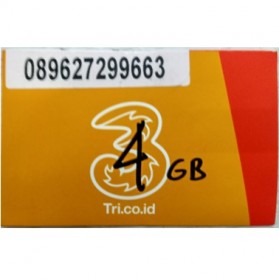 THREE - Always On AON 12 Bulan + Kuota 10GB (SUDAH AKTIF