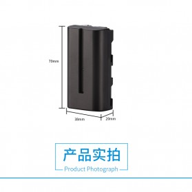 Baterai Kamera NP-F550 NP-F570 2200mAh for Sony NEX FS700 - Black - 5