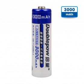 DOUBLEPOW Baterai AA Rechargeable NiMH 1.2V 3000mAh 1 PCS - White - 1