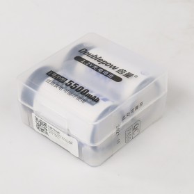 DOUBLEPOW Baterai Cas D Rechargeable 1.2V 5500mAh 2PCS - White - 6