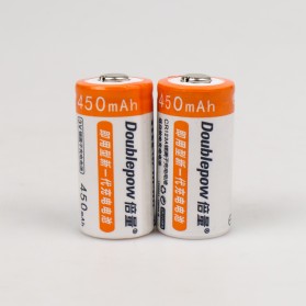 DOUBLEPOW Baterai Isi Ulang CR123A Li-Ion Rechargeable 3V 450mAh 2PCS - 2