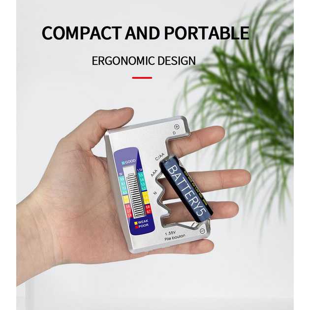 Gambar produk ANENG Tester Baterai Universal Battery Capacity Checker AA AAA Display Digital