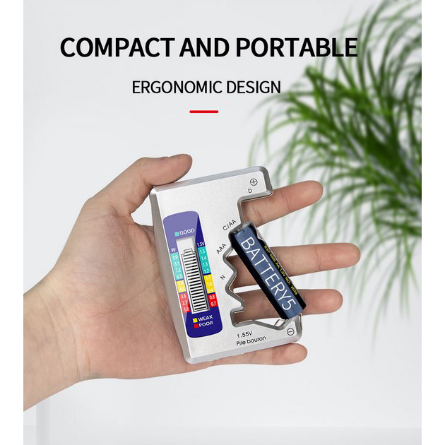 Gambar produk ANENG Tester Baterai Universal Battery Capacity Checker AA AAA Display Digital